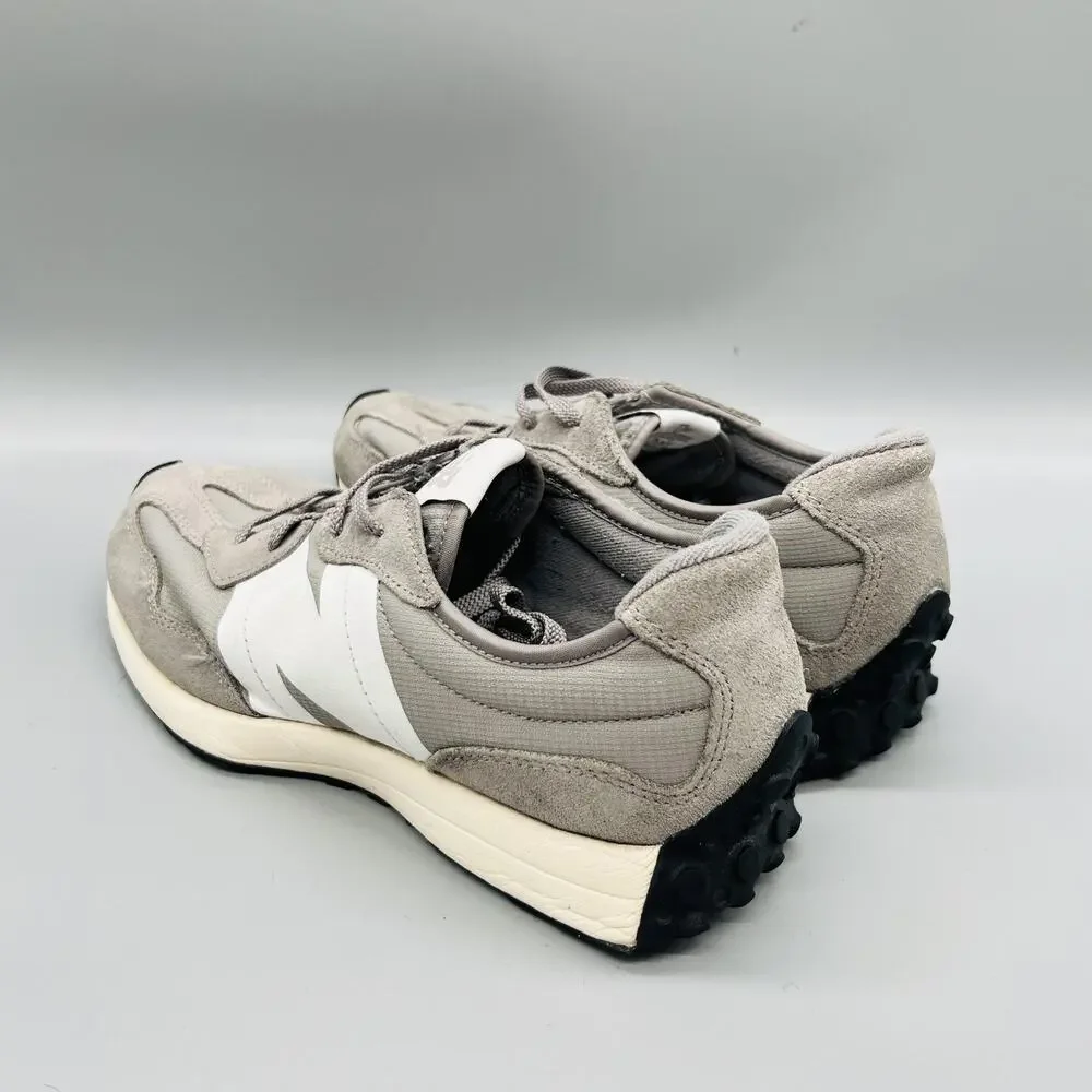 New Balance Shoes Boys 6 Gray Suede 327 Road Running Athletic Sneakers Comfort
